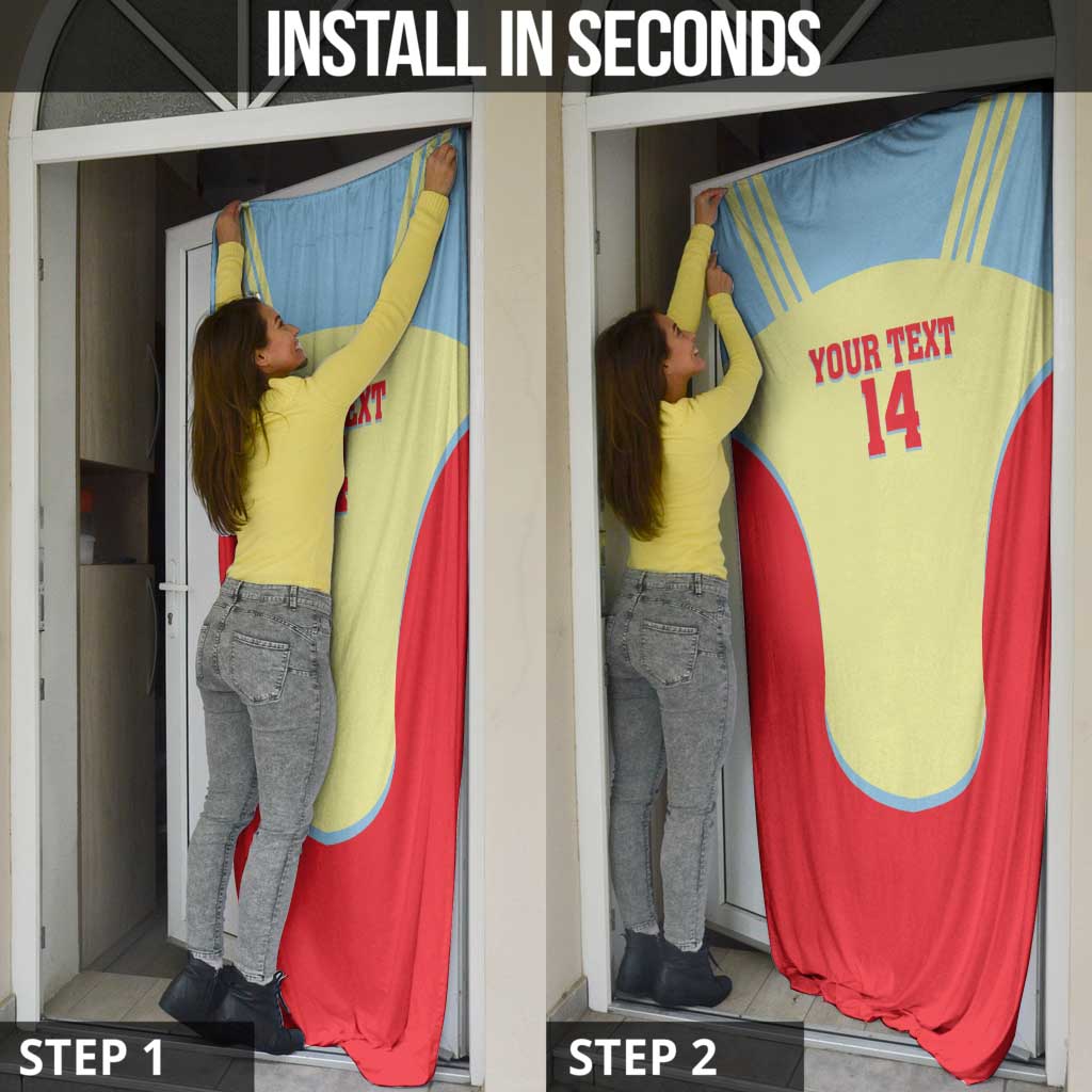 Spain 2026 Football Custom Door Cover Espana La Roja Sporty Style
