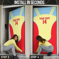 Spain 2026 Football Custom Door Cover Espana La Roja Sporty Style