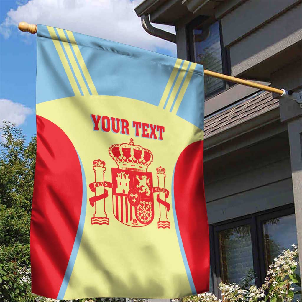Spain 2026 Football Custom Garden Flag Espana La Roja Sporty Style