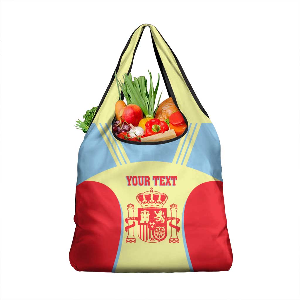 Spain 2026 Football Custom Grocery Bag Espana La Roja Sporty Style