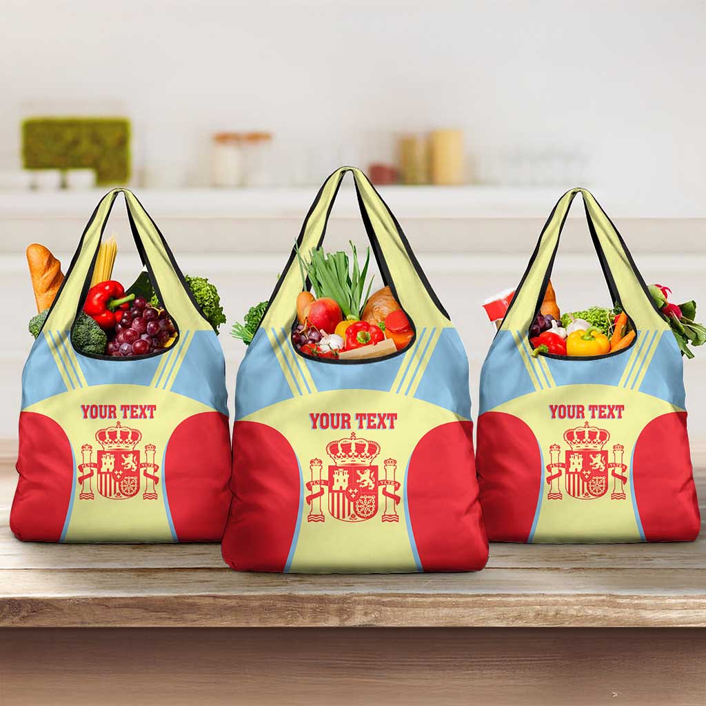 Spain 2026 Football Custom Grocery Bag Espana La Roja Sporty Style
