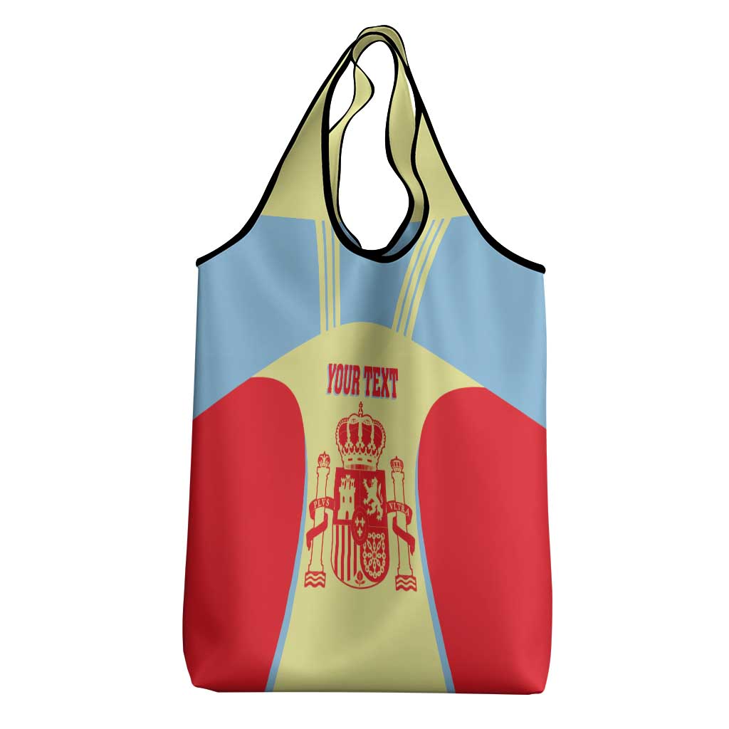 Spain 2026 Football Custom Grocery Bag Espana La Roja Sporty Style