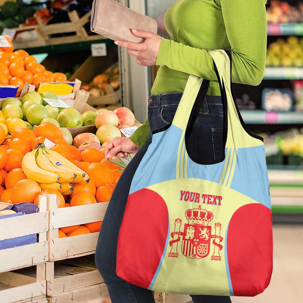 Spain 2026 Football Custom Grocery Bag Espana La Roja Sporty Style