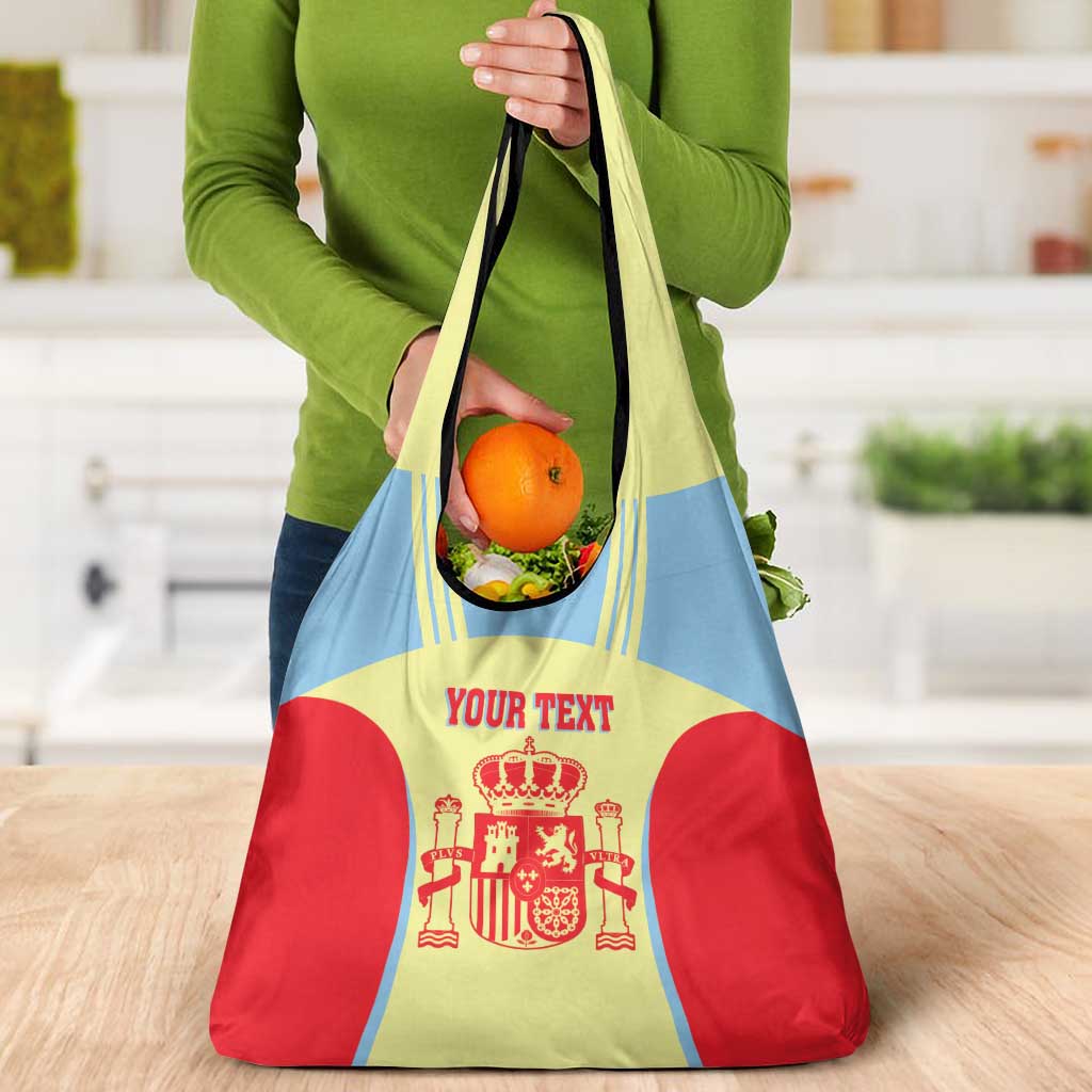 Spain 2026 Football Custom Grocery Bag Espana La Roja Sporty Style