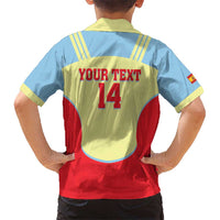 Spain 2026 Football Custom Kid Hawaiian Shirt Espana La Roja Sporty Style