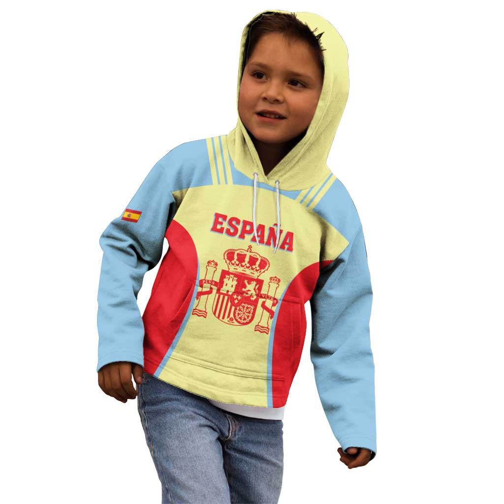 Spain 2026 Football Custom Kid Hoodie Espana La Roja Sporty Style