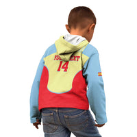 Spain 2026 Football Custom Kid Hoodie Espana La Roja Sporty Style