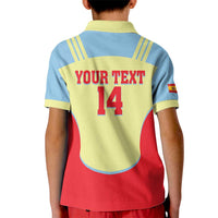 Spain 2026 Football Custom Kid Polo Shirt Espana La Roja Sporty Style