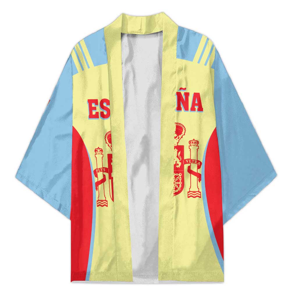 Spain 2026 Football Custom Kimono Espana La Roja Sporty Style