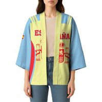 Spain 2026 Football Custom Kimono Espana La Roja Sporty Style