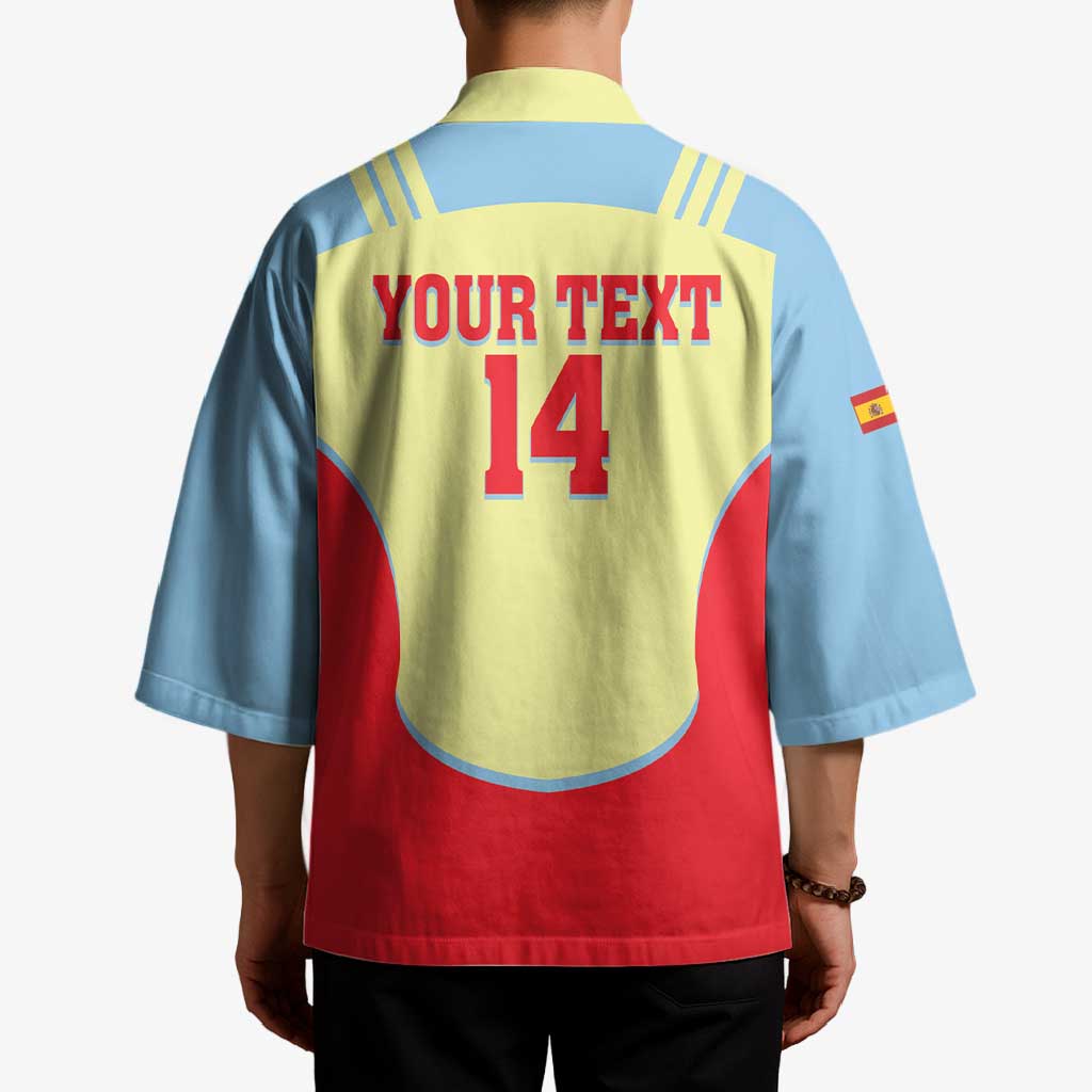 Spain 2026 Football Custom Kimono Espana La Roja Sporty Style