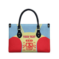 Spain 2026 Football Custom Leather Bag Espana La Roja Sporty Style