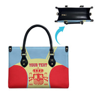 Spain 2026 Football Custom Leather Bag Espana La Roja Sporty Style