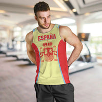 Spain 2026 Football Custom Men Tank Top Espana La Roja Sporty Style