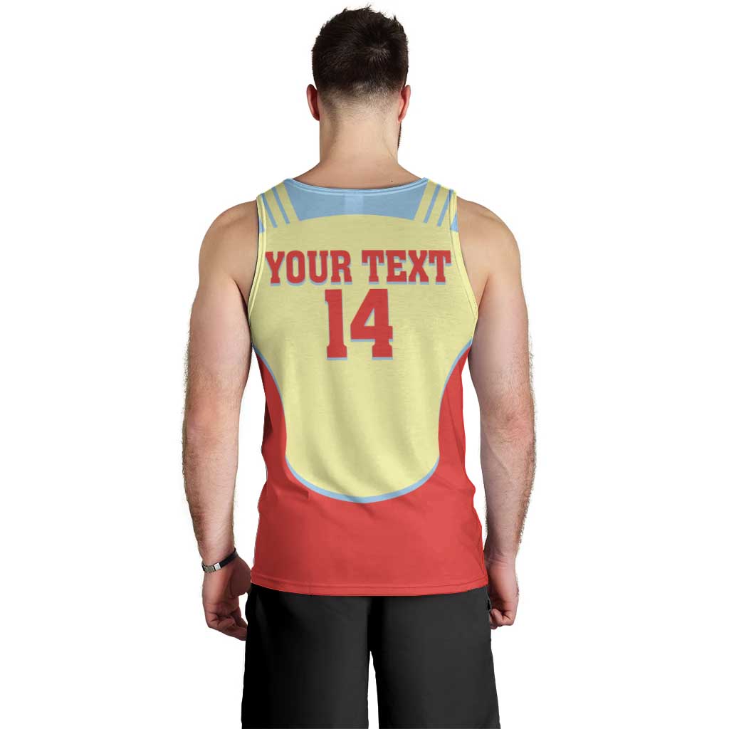 Spain 2026 Football Custom Men Tank Top Espana La Roja Sporty Style