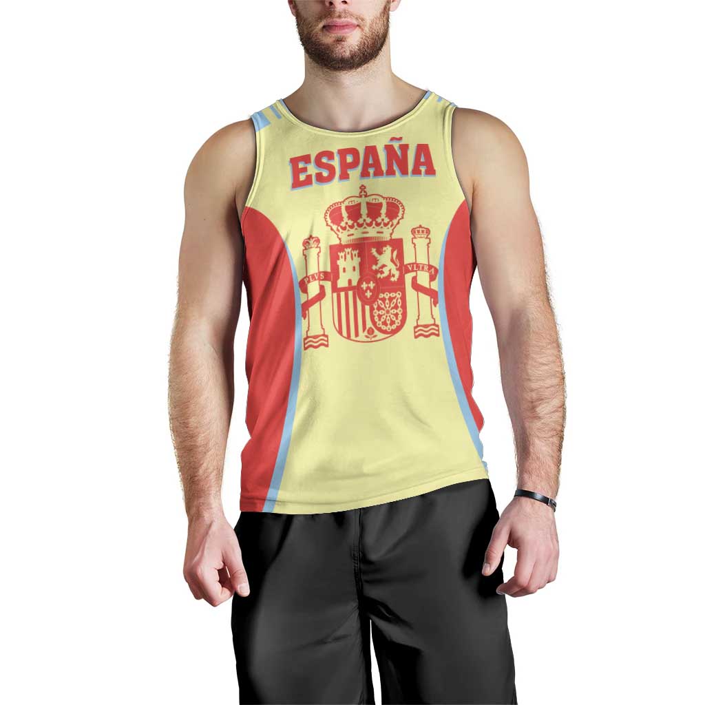Spain 2026 Football Custom Men Tank Top Espana La Roja Sporty Style