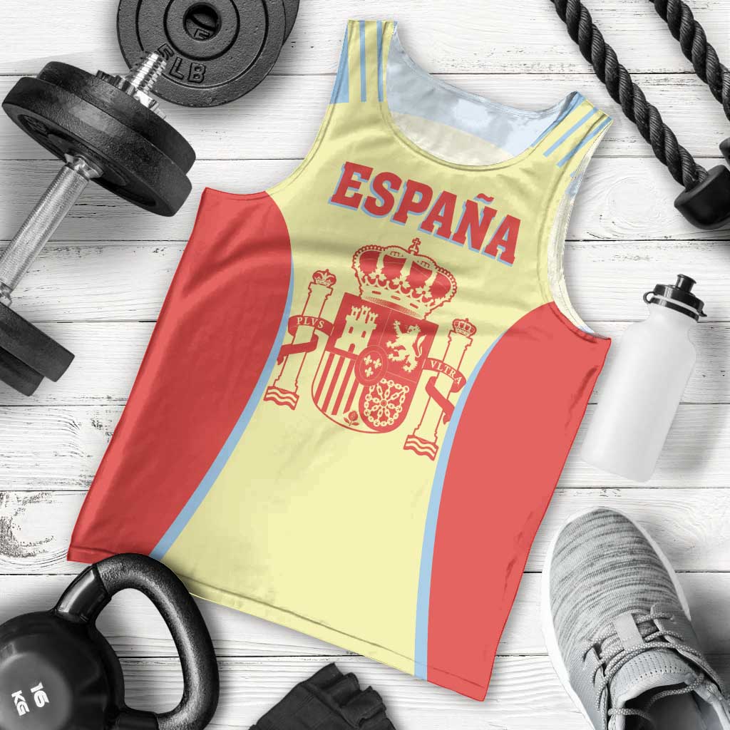 Spain 2026 Football Custom Men Tank Top Espana La Roja Sporty Style