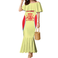 Spain 2026 Football Custom Mermaid Dress Espana La Roja Sporty Style