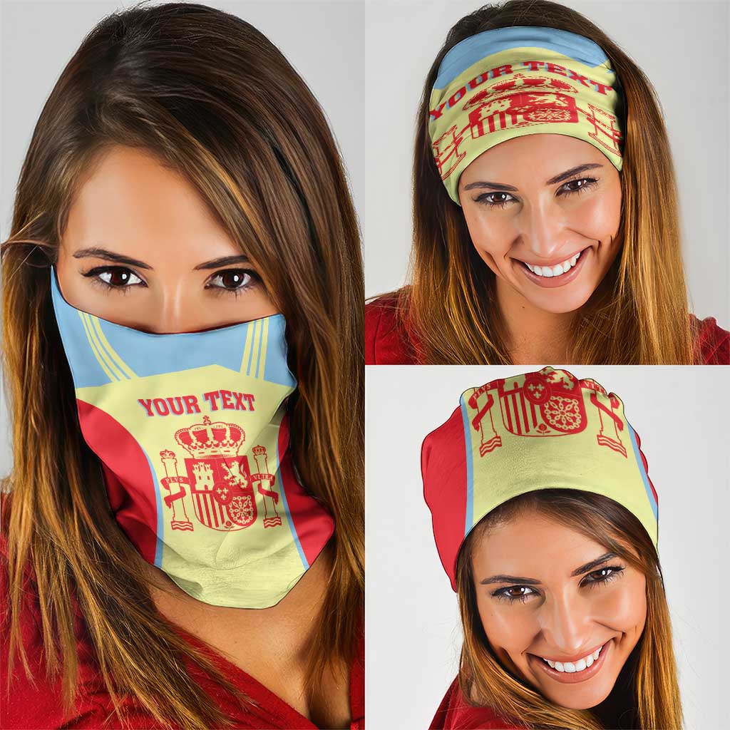 Spain 2026 Football Custom Neck Gaiter Espana La Roja Sporty Style