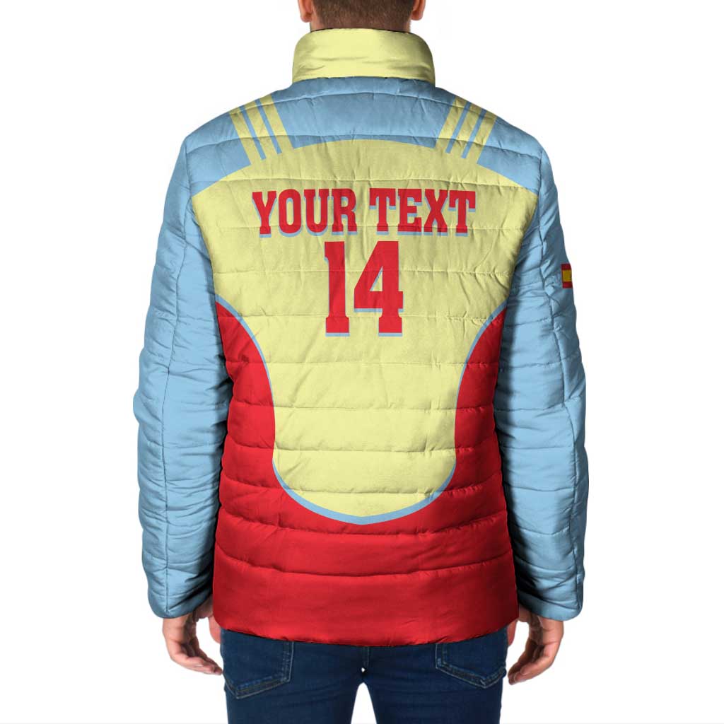 Spain 2026 Football Custom Padded Jacket Espana La Roja Sporty Style
