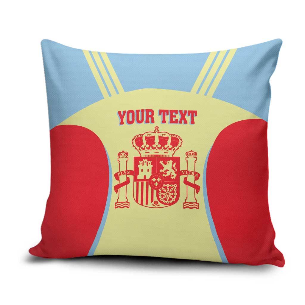 Spain 2026 Football Custom Pillow Cover Espana La Roja Sporty Style