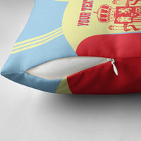 Spain 2026 Football Custom Pillow Cover Espana La Roja Sporty Style