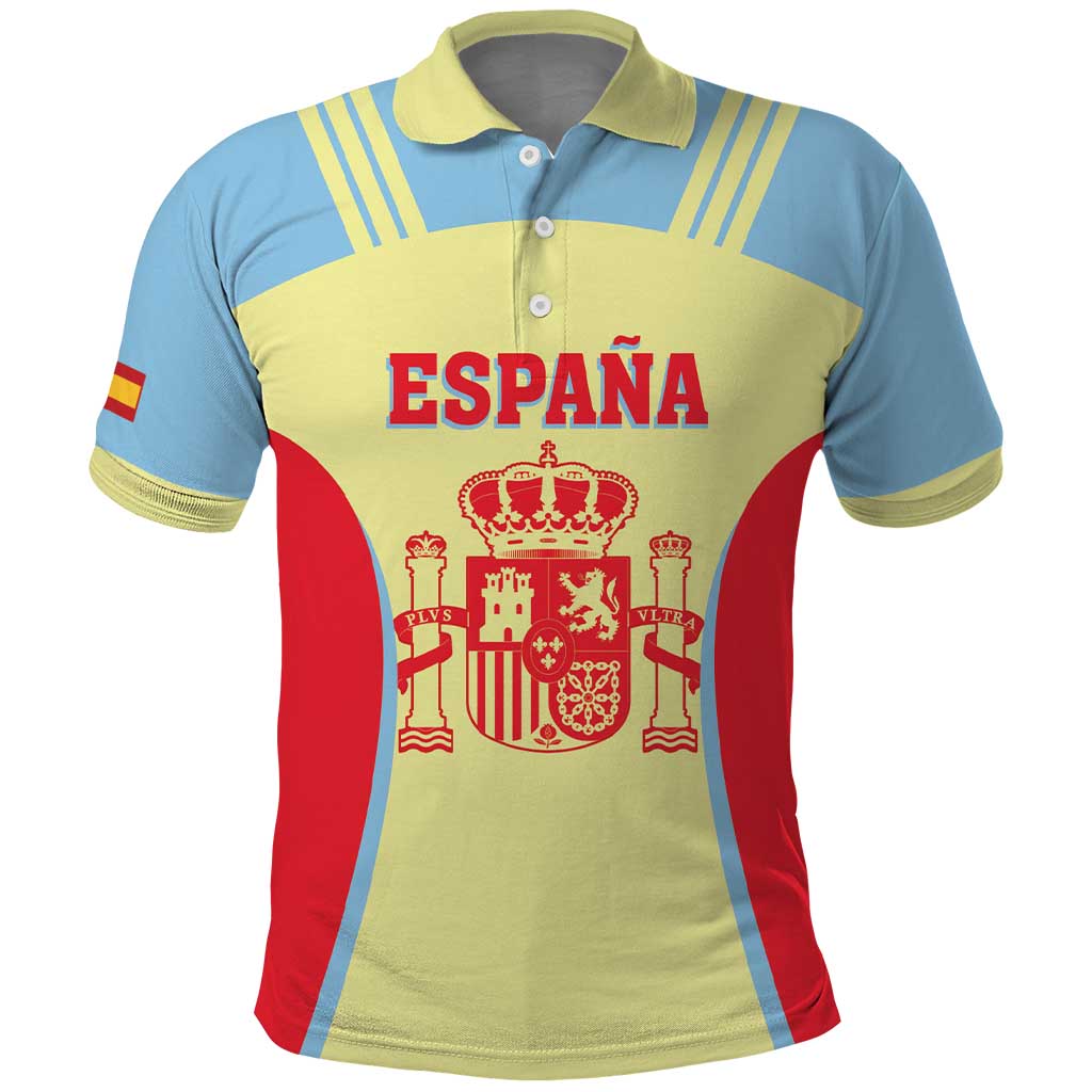 Spain 2026 Football Custom Polo Shirt Espana La Roja Sporty Style