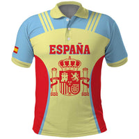 Spain 2026 Football Custom Polo Shirt Espana La Roja Sporty Style