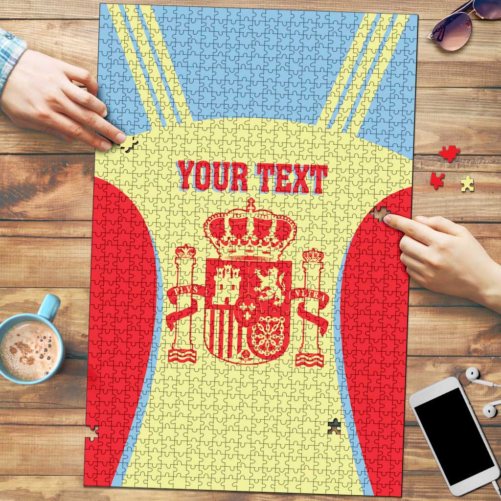 Spain 2026 Football Custom Puzzle Espana La Roja Sporty Style
