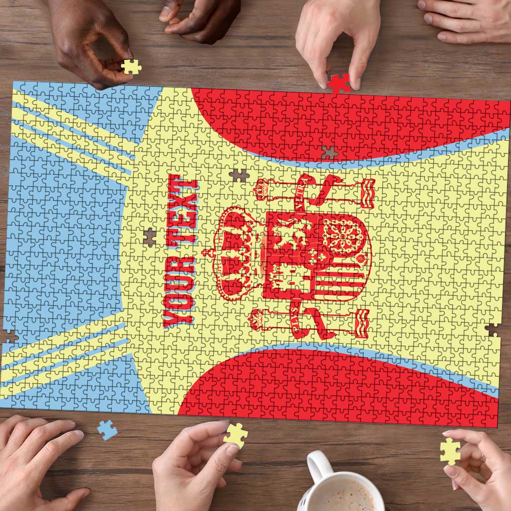 Spain 2026 Football Custom Puzzle Espana La Roja Sporty Style