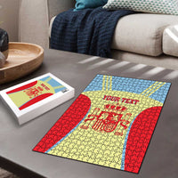 Spain 2026 Football Custom Puzzle Espana La Roja Sporty Style