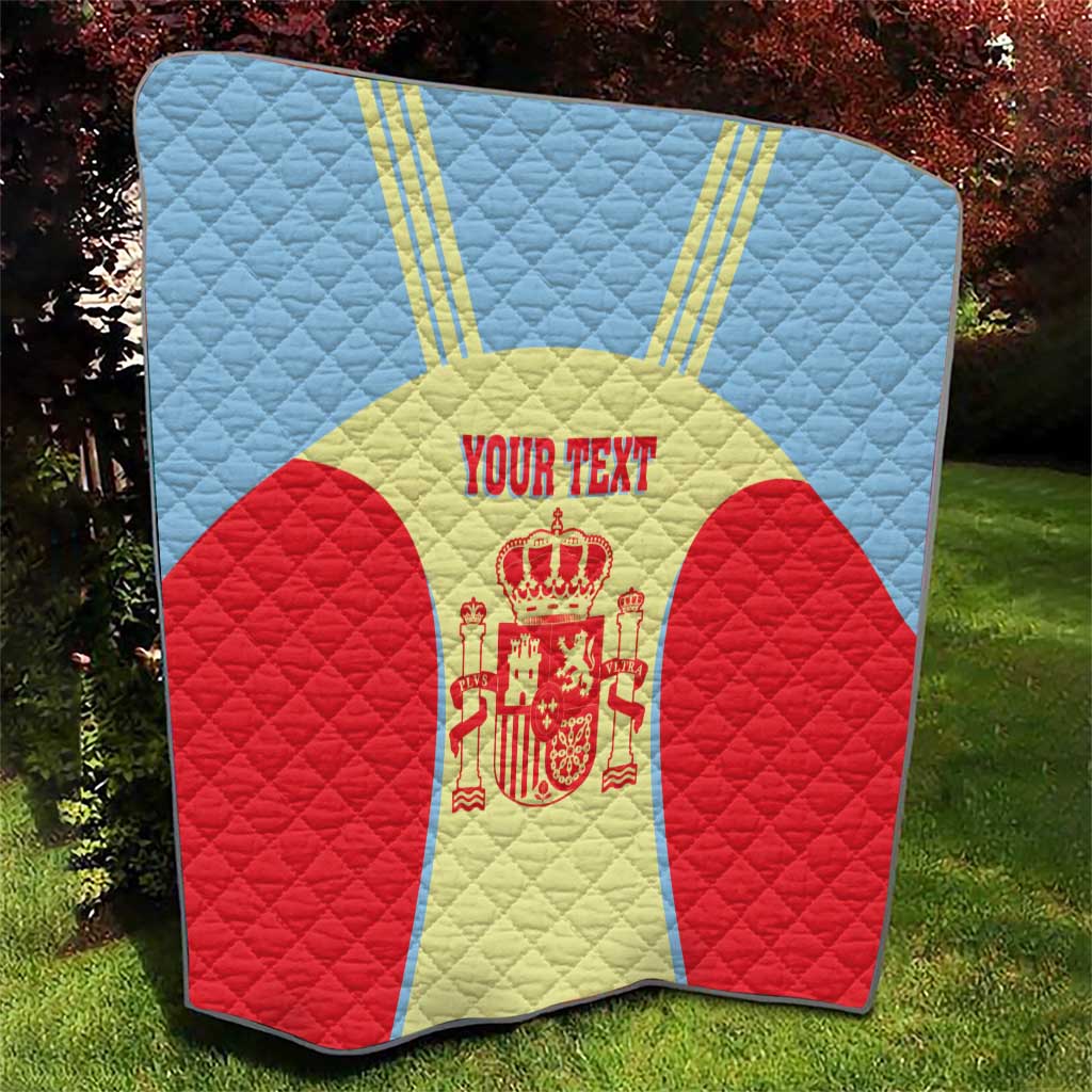 Spain 2026 Football Custom Quilt Espana La Roja Sporty Style