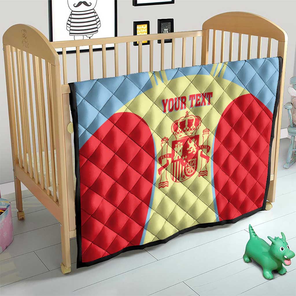 Spain 2026 Football Custom Quilt Espana La Roja Sporty Style