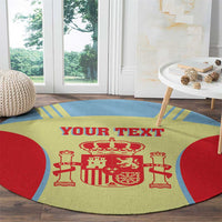 Spain 2026 Football Custom Round Carpet Espana La Roja Sporty Style