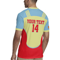 Spain 2026 Football Custom Rugby Jersey Espana La Roja Sporty Style