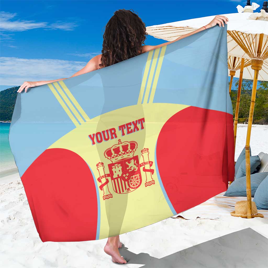 Spain 2026 Football Custom Sarong Espana La Roja Sporty Style