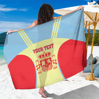Spain 2026 Football Custom Sarong Espana La Roja Sporty Style