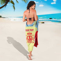 Spain 2026 Football Custom Sarong Espana La Roja Sporty Style