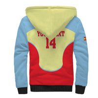 Spain 2026 Football Custom Sherpa Hoodie Espana La Roja Sporty Style