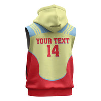 Spain 2026 Football Custom Sleeveless Hoodie Espana La Roja Sporty Style
