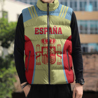 Spain 2026 Football Custom Sleeveless Puffer Jacket Espana La Roja Sporty Style