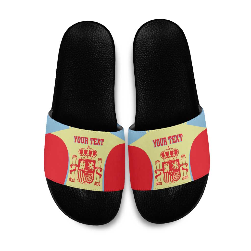 Spain 2026 Football Custom Slide Sandals Espana La Roja Sporty Style