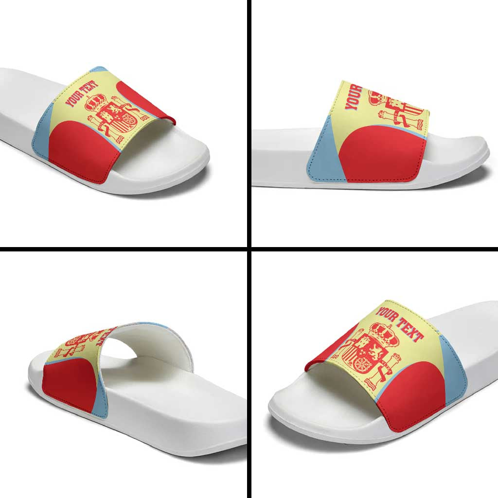 Spain 2026 Football Custom Slide Sandals Espana La Roja Sporty Style
