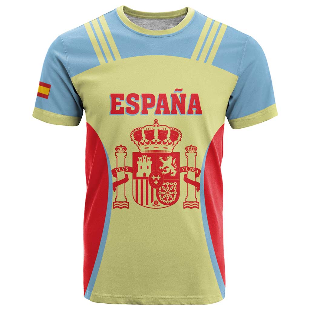 Spain 2026 Football Custom T Shirt Espana La Roja Sporty Style