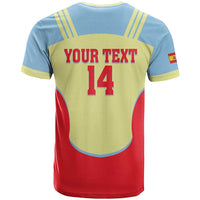 Spain 2026 Football Custom T Shirt Espana La Roja Sporty Style