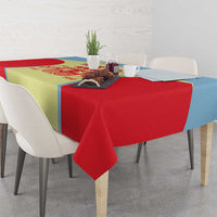 Spain 2026 Football Custom Tablecloth Espana La Roja Sporty Style