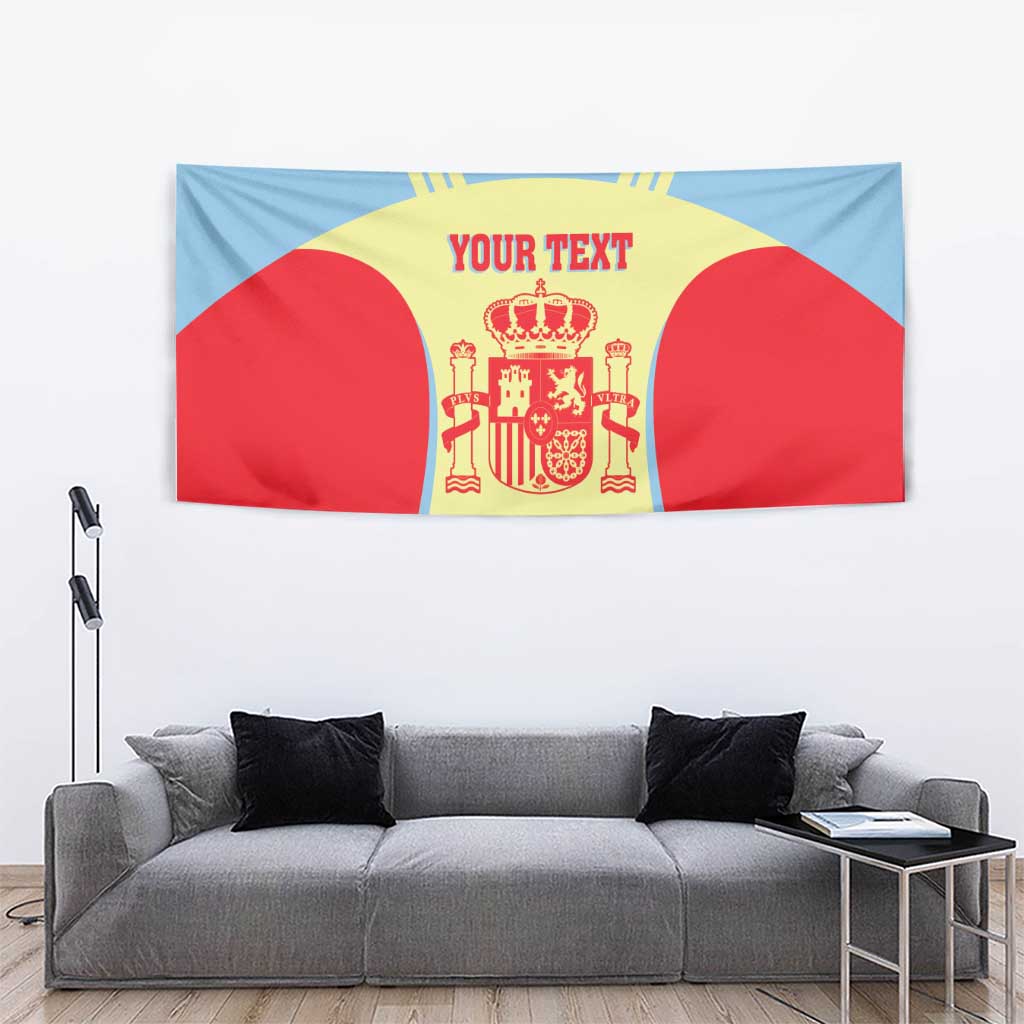 Spain 2026 Football Custom Tapestry Espana La Roja Sporty Style