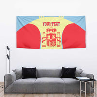 Spain 2026 Football Custom Tapestry Espana La Roja Sporty Style