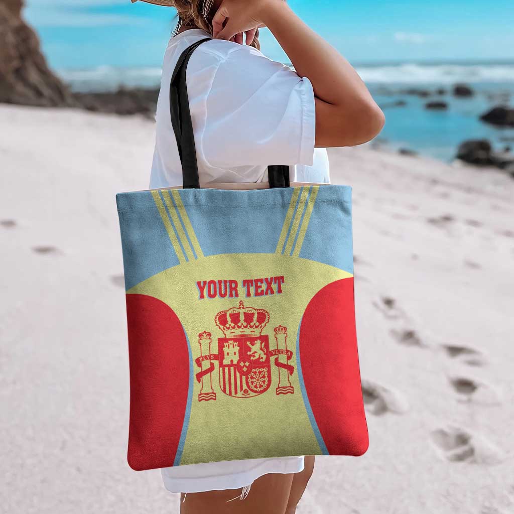 Spain 2026 Football Custom Tote Bag Espana La Roja Sporty Style