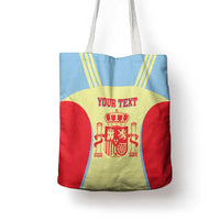 Spain 2026 Football Custom Tote Bag Espana La Roja Sporty Style
